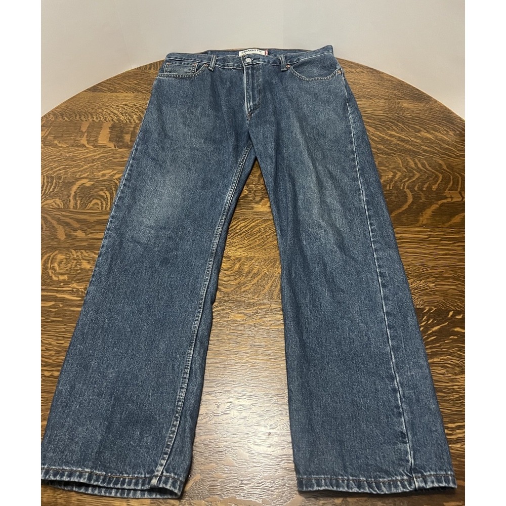 Levi's 505 Regular Fit Jeans Mens 36x30 Medium Wash Straight Y2K Denim